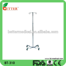 Hospital Adjustable Stainless Steel I.V stand